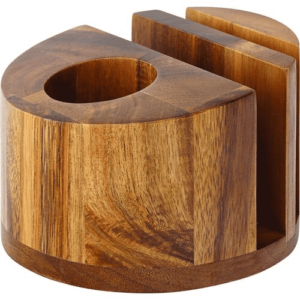 Acacia Menu/Napkin & Cutlery Holder 5" (12.5cm)