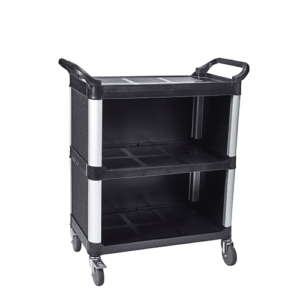 GenWare Small 3 Tier PP Panelled Trolley