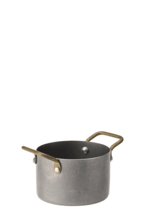 Vintage Steel Mini Casserole Dish 3.5" (9cm)