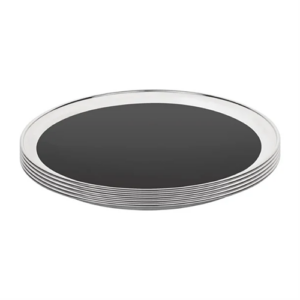Olympia Stainless Steel Round Non-Slip Bar Tray 35.5cm