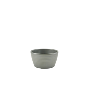 Melamine Matt Grey Ripple Ramekin 56ml/ 2oz