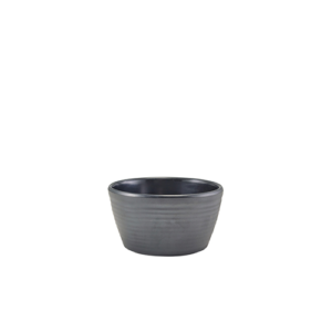 Melamine Matt Black Ripple Ramekin 113ml/ 4oz