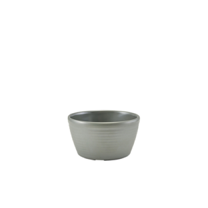 Melamine Matt Grey Ripple Ramekin 113ml/ 4oz
