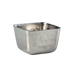 Stainless Steel Square Hammered Ramekin 71ml/ 2.5oz