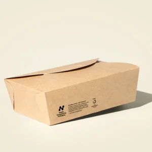 Notpla Large Food Box Brown