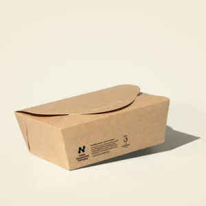 Notpla Medium Food Box Brown