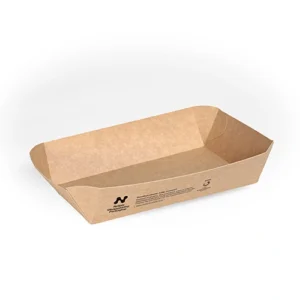 Notpla Small Rectangular Tray Brown