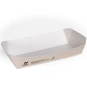 Notpla Small Rectangular Tray White