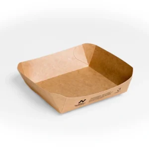 Notpla Square Tray Brown