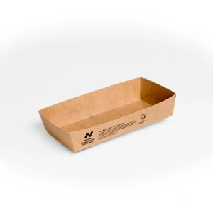 Notpla Straight Side Tray Bown