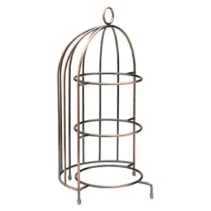 Utopia Birdcage Plate Stand 17.5 inches by 8.75 inches