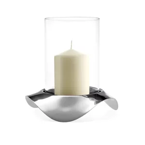 Robert Welch Drift Bright Finish V Hurricane Lamp 21cm/8.25"