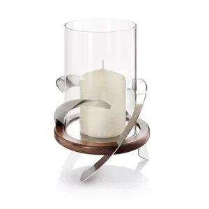Robert Welch Helix Bright Finish V Hurricane Lamp 22cm/8.65"