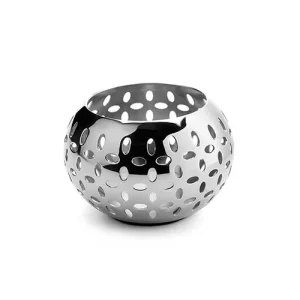 Robert Welch Sesame Bright Finish V Tealight Holder Small 5.5cm/2.15"