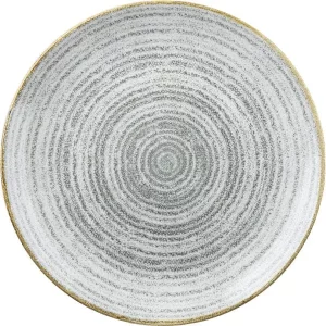 Churchill Super Vitrified Homespun Coupe Plate Stone Grey 16.5cm/6.5"