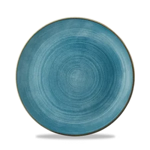 Churchill Super Vitrified Stonecast Raw Evolve Coupe Plate Teal 22cm/8.67"