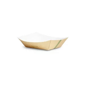 Vegware Kraft Food Tray 150 x 125mm / 6 x 5"
