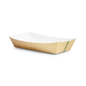 Vegware Kraft Food Tray 230 x 150mm / 9 x 6"