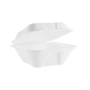Vegware Nourish Moulded Fibre Clamshell 160 x 170mm / 7 x 7"
