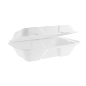 Vegware Nourish Moulded Fibre Large Clamshell 245 x 155mm / 9 x 6"
