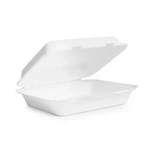 Vegware Nourish Moulded Fibre Lunch Box 240 x 205mm / 9 x 8"