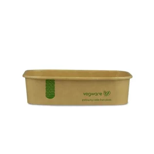 Vegware Square Kraft Food Container 500ml/16oz