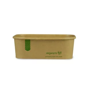 Vegware Square Kraft Food Container 750ml/24oz