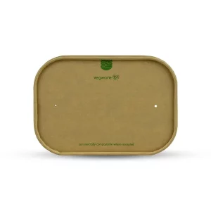 Vegware Square Kraft Paper Lid