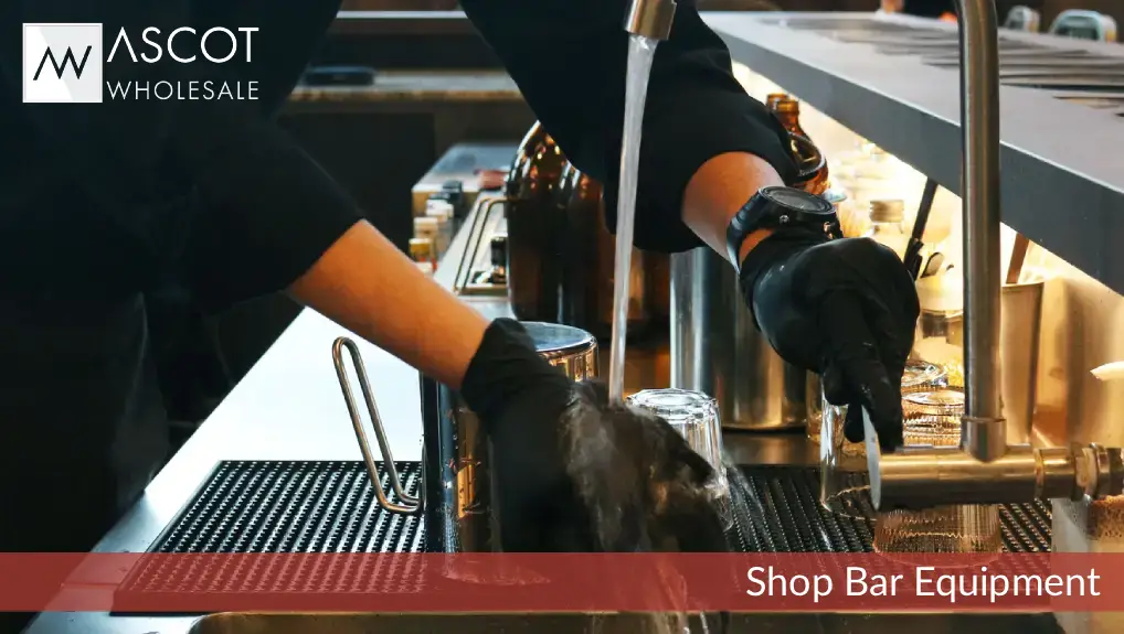  Well-maintained bar equipment built for a longer life