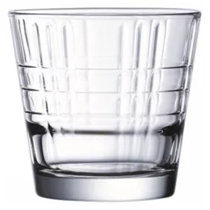 Arcoroc Stack Up Cross Old Fashioned Glass 210ml/7.5oz