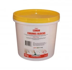 Greyland Lemon Channel Urinal Blocks 3kg Tub