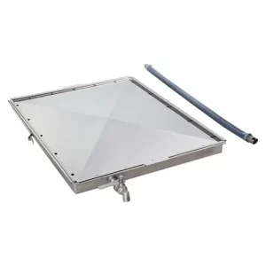 Rational Grease Drip Container with Drain Lock 2/1 GN 650 x 530mm