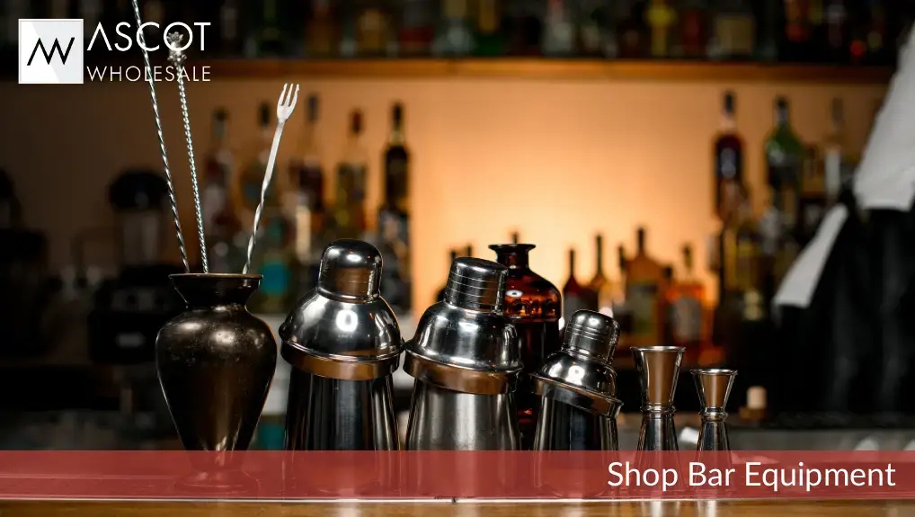 Image of set of bar tools and equipment