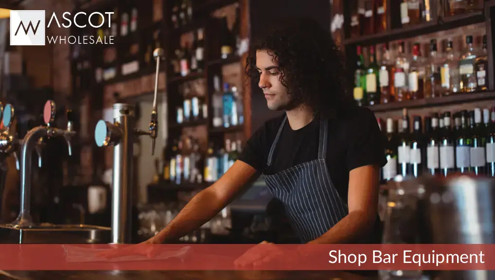 Top products for cleaning bar equipment on display