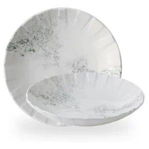 Alchemy Abstract Smoke Grey Coupe Bowl 21cm/8.25"