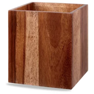 Alchemy Large Wood Buffet Cube 18 x 18cm/7.06 x 7.06"