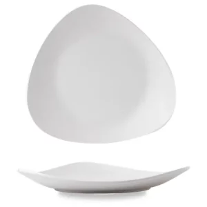 Alchemy Lotus Melamine Dish White 32.5 x 35cm/12.75 x 13.75"