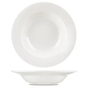 Alchemy Rimmed White Bowl 195ml/6.86oz