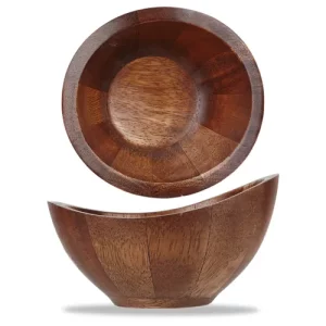 Alchemy Slanted Moonstone Wood Bowl 300ml/10.56oz