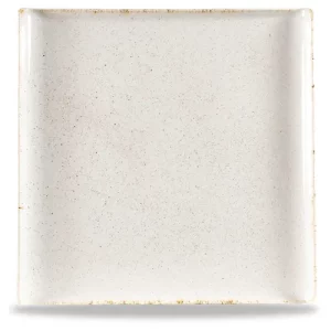 Alchemy Stonecast Hints Barley White Square Buffet Tray 30.3 x 30.3cm/11.88 x 11.88"