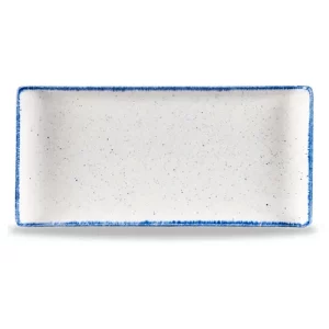 Alchemy Stonecast Hints Indigo Rectangle Buffet Tray 14.5 x 30.3cm/5.69 x 11.75"