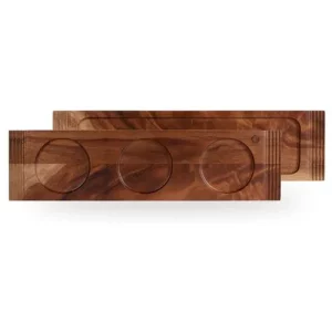 Alchemy Wood Double Handle Board 49.5 x 13cm/19 x 5.5"