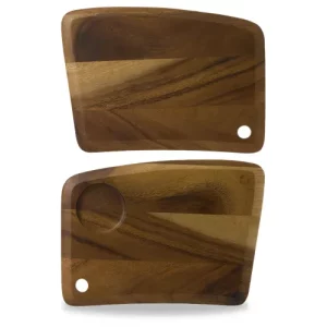 Alchemy Wood Medium Geo Deli Board 29.5 x 21cm/11.4 x 8.1"