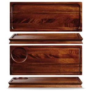 Art de Cuisine Menu Large Wooden Deli Board 16.5 x 40cm/6.44 x 15.69"