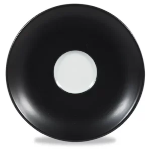 Art de Cuisine Menu Shades Ash Black Small Saucer 12.7cm/5"