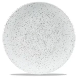 Art de Cuisine Menu Shades Caldera Chalk White Coupe Plate 10.5"