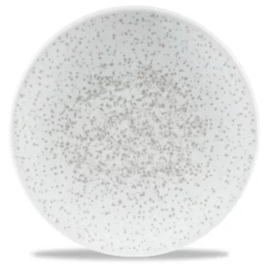 Art de Cuisine Menu Shades Caldera Chalk White Coupe Plate 15.5cm/6.06"