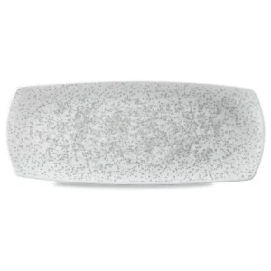 Art de Cuisine Menu Shades Caldera Chalk White Flat Rectangle Plate 20 x 30.5cm/7.81 x 12"