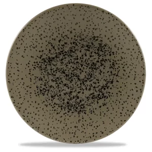 Art de Cuisine Menu Shades Caldera Flint Grey Coupe Plate 15.5cm/6.06"