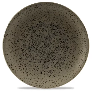 Art de Cuisine Menu Shades Caldera Flint Grey Coupe Plate 27cm/10.63"